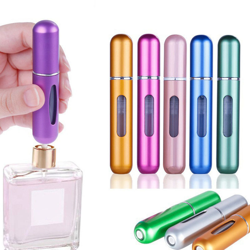 

Portable 5ml Perfume Bottle - Refillable And Recyclable Mini Spray Bottle For Travel And On-the-go Use