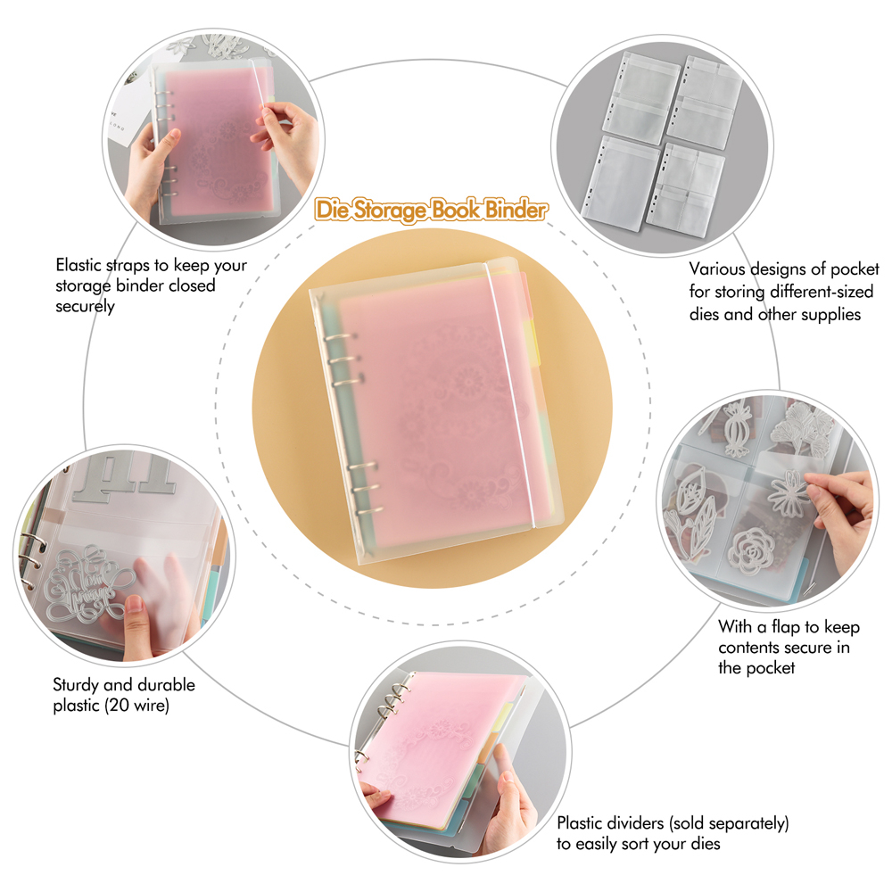 Die Storage Book Binder Die Stamp Storage Folder Page Temu