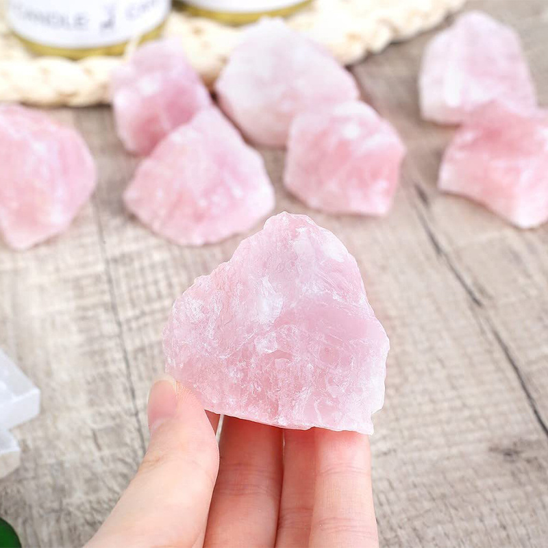 Rose Quartz Healing Crystal Chunks