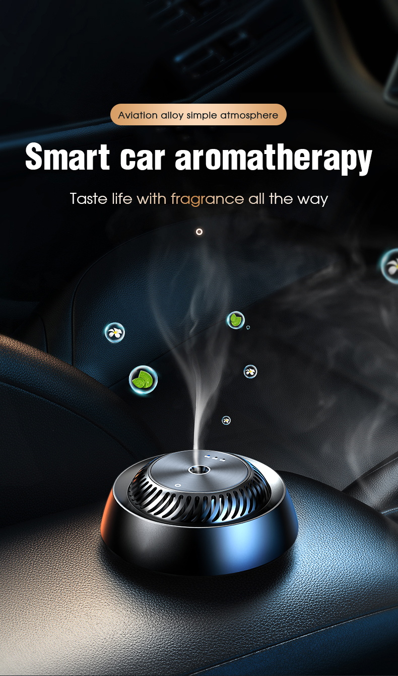 EKLEVA Smart Car Aroma Diffuser Electric Spray Car Perfume Auto