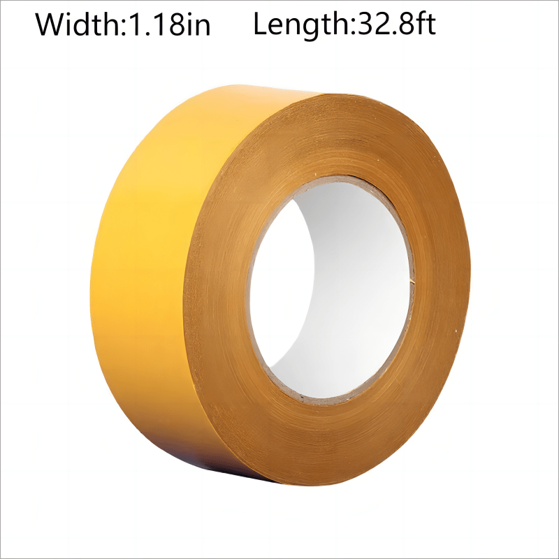 2 Rolls Double Sided Tape Heavy Duty, (3/4 Width, Total 20 FT) Clear  Adhesive Waterproof Removable Double Sided Mounting Tape For Carpet Fix,  Home