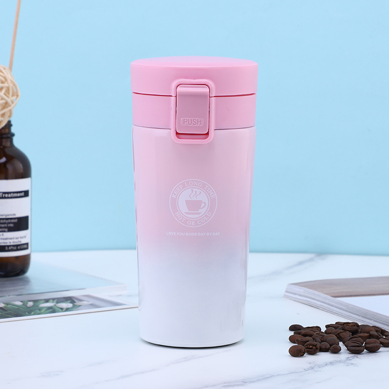 15oz Insulated Tumbler With Straw And Flip Lid Double Walled  Vacuum,reusable Stainless Steel To Go Coffee Mug Travel Cup For Men &  Women,home & Offic