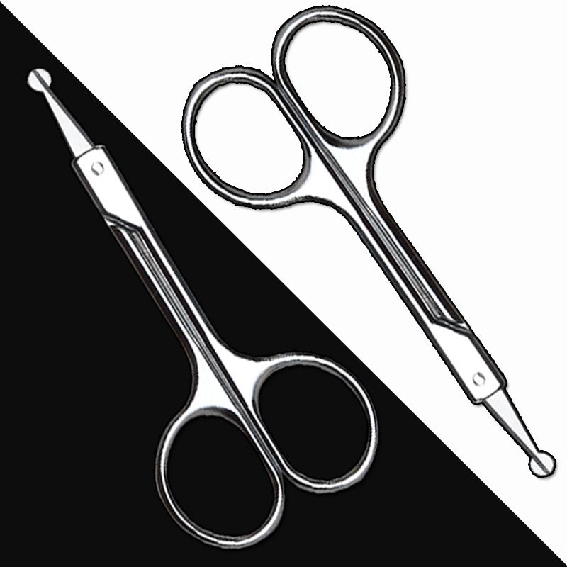 Rounded Tip Nose Hair Scissors Professional Eyebrow Ear Dog Pet Hair  Trimming Safety Scissor Shears Grooming Cutting Scissors For Men Women Hair  | Free Shipping For New Users | Temu