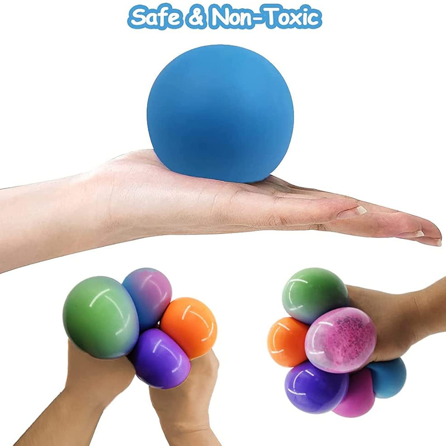 Funny Tpr Frog Gel Beads Stress Ball Fidget Sensory Toy - Temu Canada