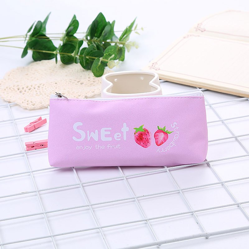 1pc Kawaii Floral Pencil Bag Small Flowers Pencil Cases Cute