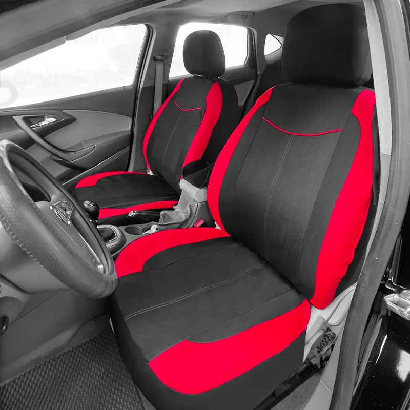 9pcs/set Polyester Fabric Stripe Auto Sitzbezüge Auto Vorder