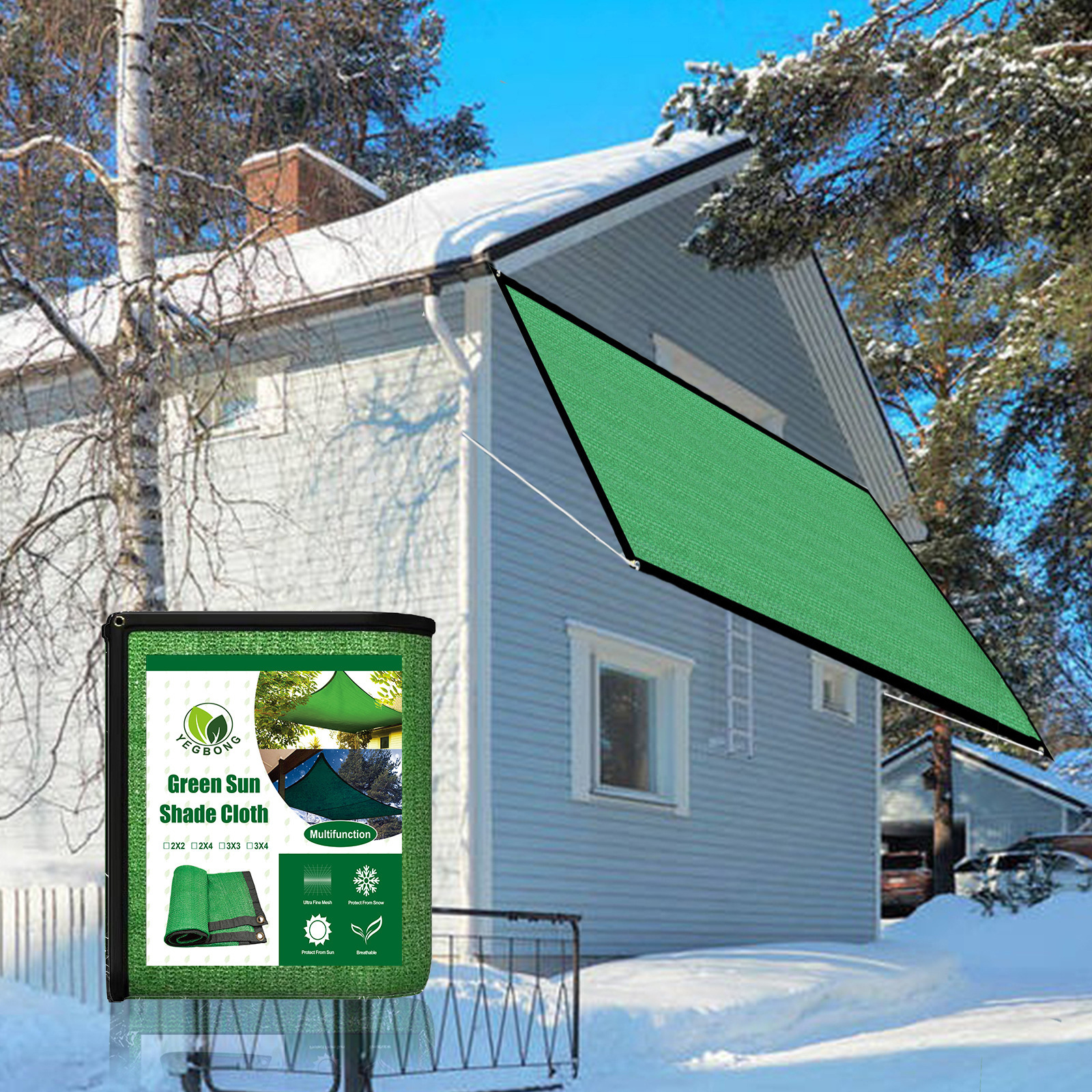 Keep Cool Protected Green Sun Shade Cloth Perfect Balconies Temu