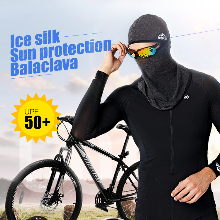 Outdoor Cycling Summer Fishing Sun-proof Ice Silk Cooling Half