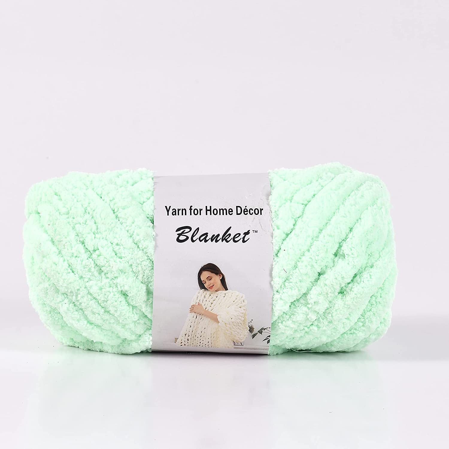 Mint Green Darice Faux-Fur Chunky Blanket Yarn - Yarn - Knitting and  Crocheting - Craft Supplies