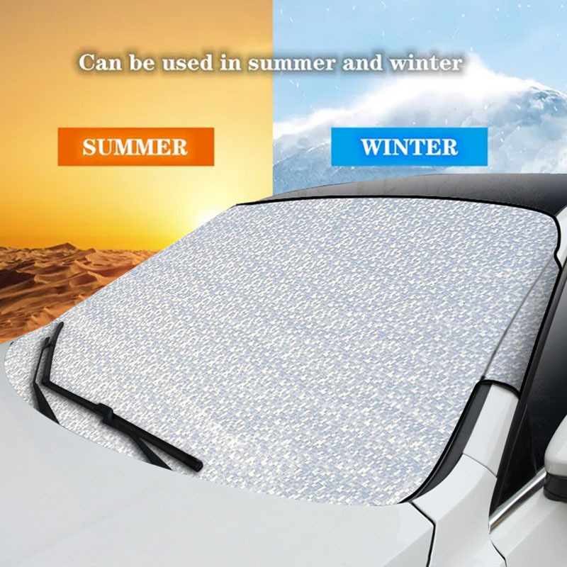 Couverture de voiture en aluminium film couverture de voiture écran solaire  anti-pluie anti-poussière neige épaissie couverture de voiture pare-soleil  bouclier isolation thermique-Film aluminium_YXL : : Auto et Moto