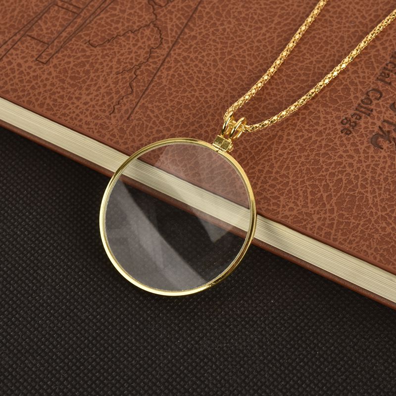 necklace with magnified picture