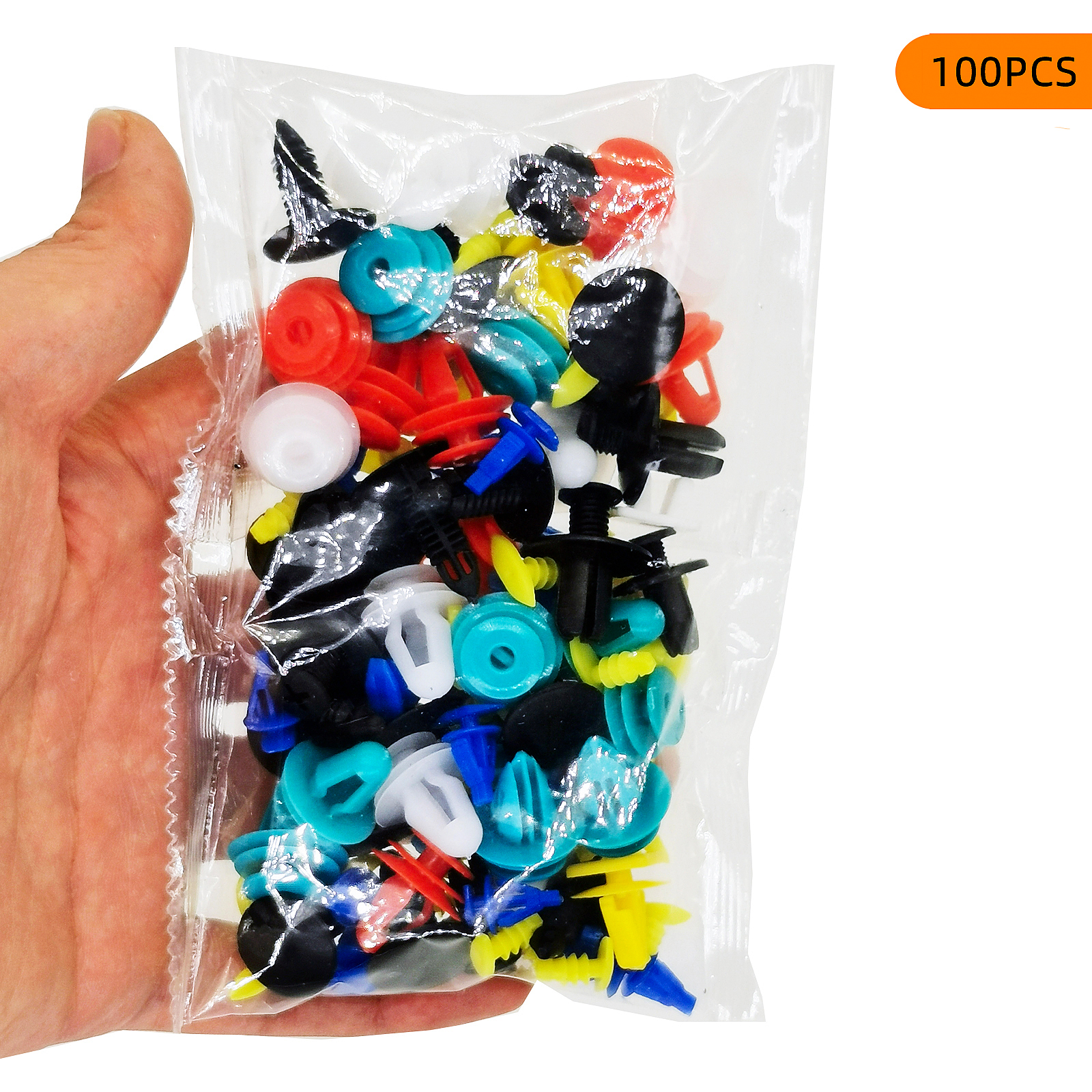 100 Pz. Universale Misto Casuale Plastica Parafango Clip - Temu Italy