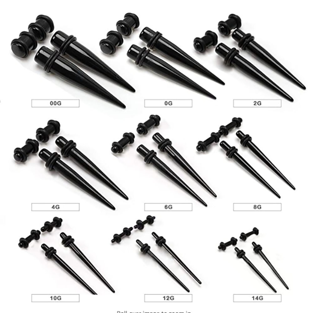 Acrylic Ear Cones Set - 18 36 54pcs Casual Kit