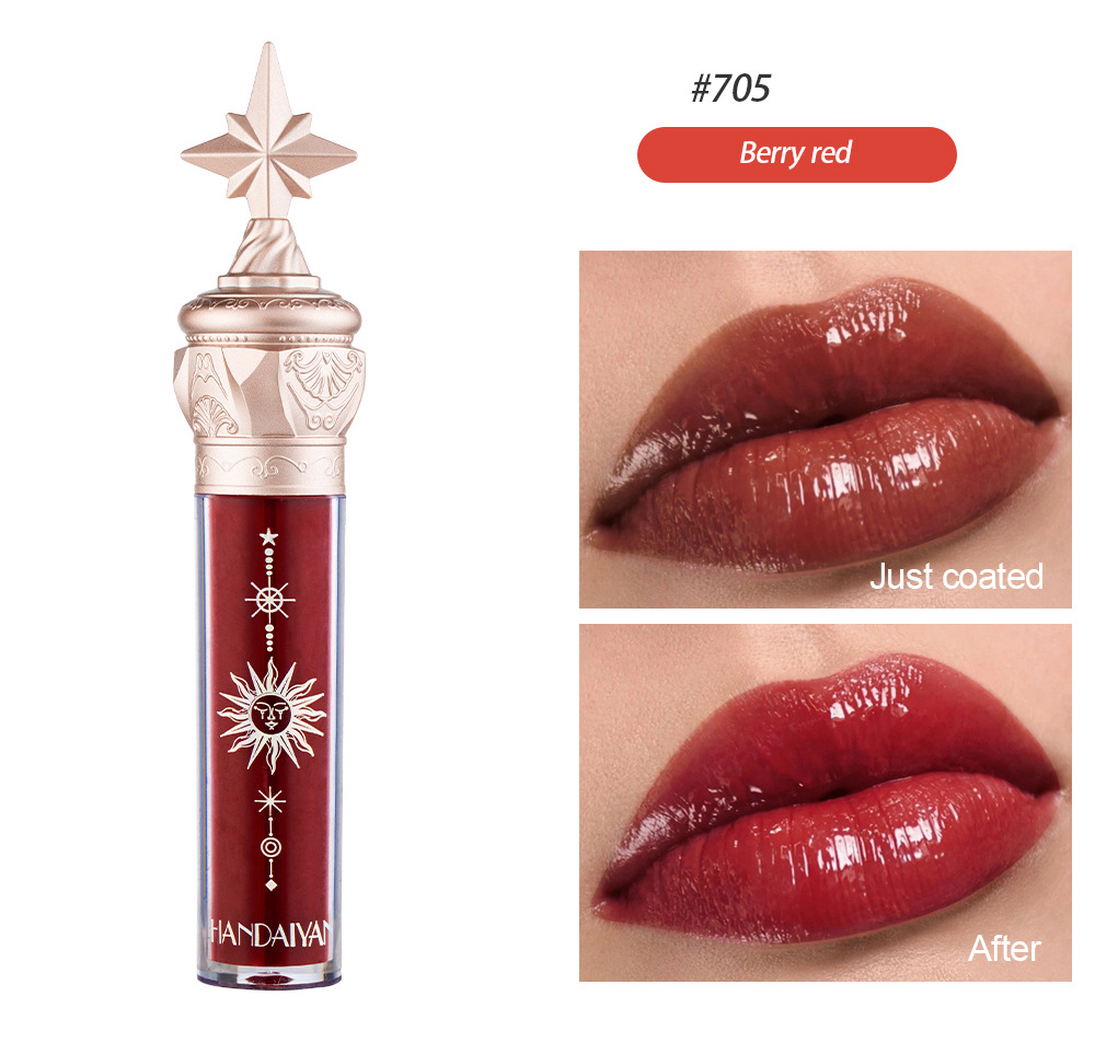 Lip Gloss 8 Color Lustrous Shiny Dewy Texture Lip Glaze - Temu