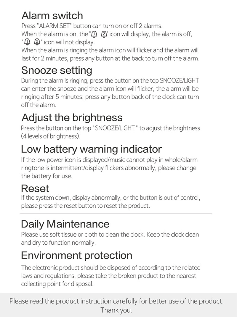 Color Digital Alarm Clock Led Electronic Clock Small Desk Temu