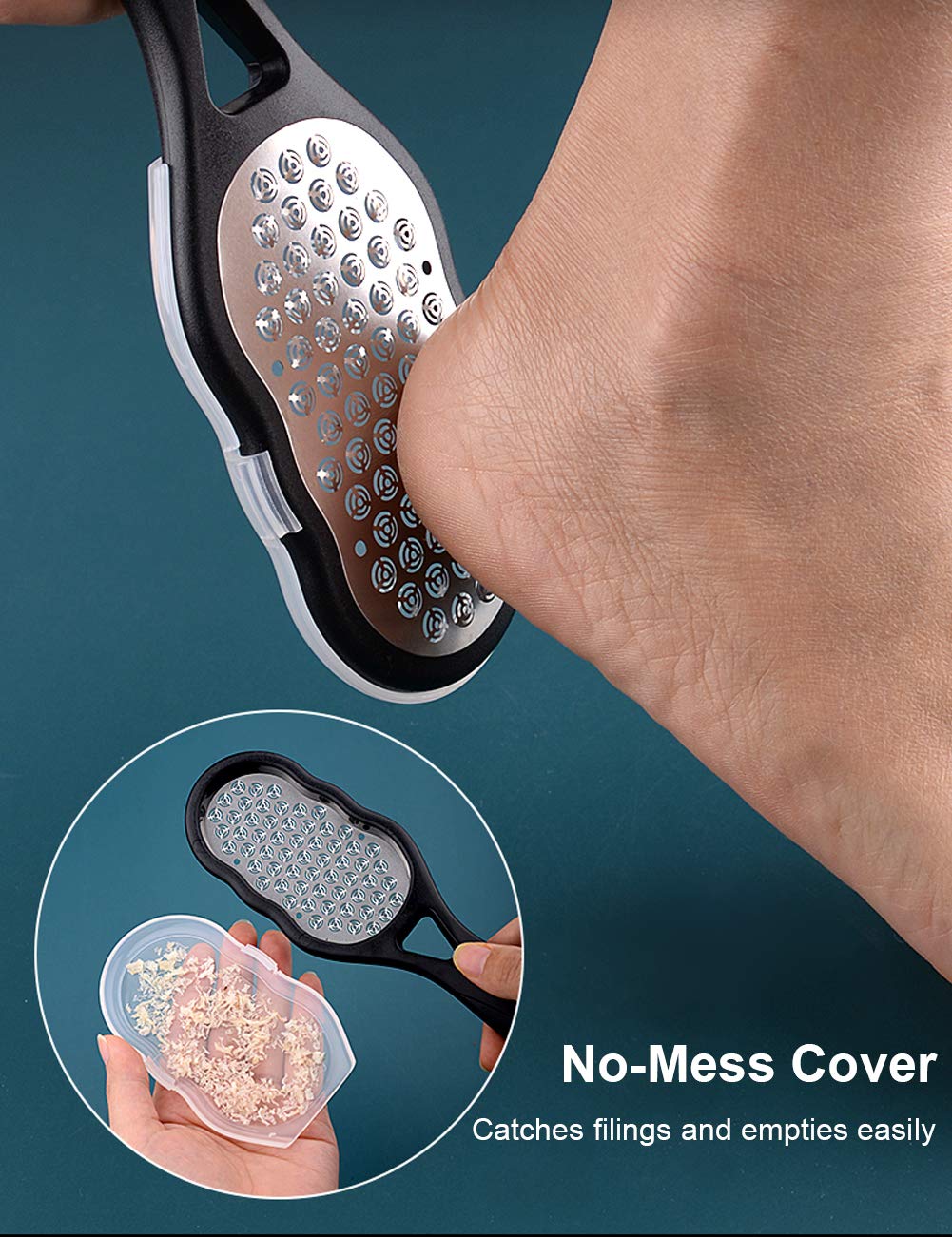 Pedicure Foot File Wet File Stainless Steel Foot Temu New Zealand