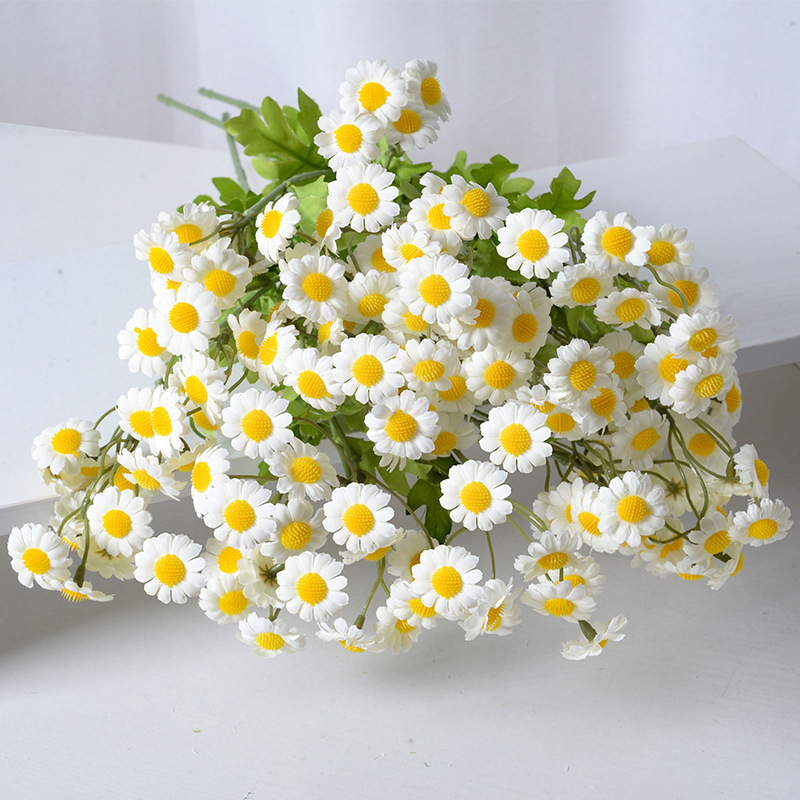 Set of 6 Stems Artificial Chamomile Daisy Flowers – Floral
