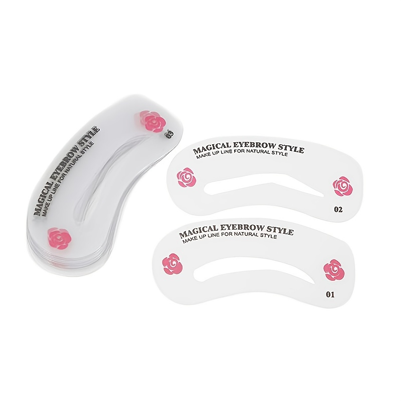 24 Styles Eyebrow Stencils Brow Sculpting Stencil Kit Eye Brow Stencils