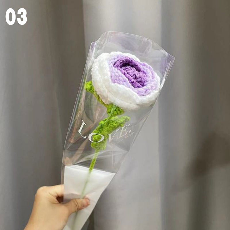 Ruun Joy Knit Flower Rose Tulips Fake Flowers Bouquet Wedding Decoration  Hand-Woven Home Table Decorate Creative Knitting Bouquet - China Knit  Flower Rose Tulips Fake Flowers and Bouquet Wedding Decoration price