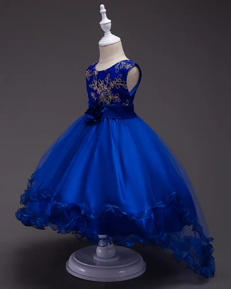 Girls Sleeveless Princess Dress Prom Dress Flowers - Temu