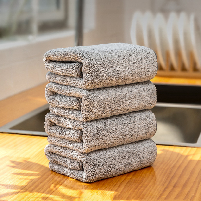 Reusable Rags Bamboo Towels Wet And Dry For Kitchen - Temu