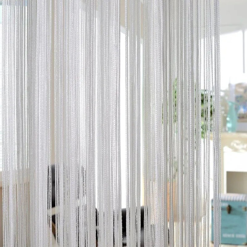 1pc flying screen tassel curtain string sparkle curtain room divider door window decoration details 2