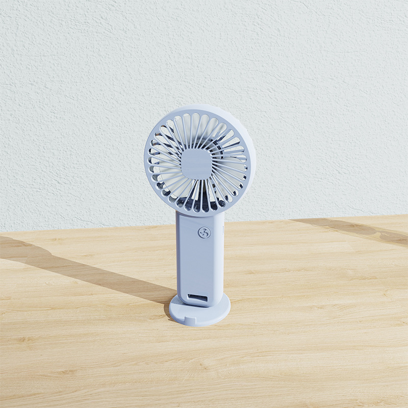 Portable Small Desktop Fan, USB Rechargeable Cooling Fan, Low Noise Eyelash Handheld Fan details 0