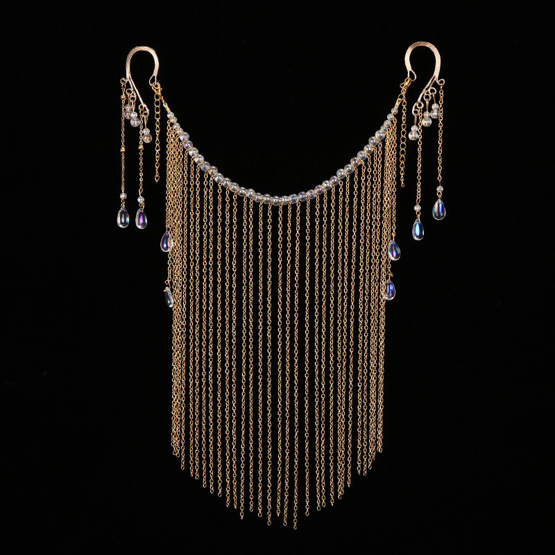 Antique Chinese Face Curtain Hanfu Hair Accessory