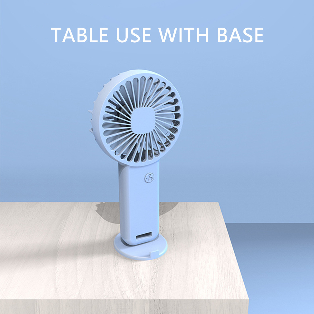 Portable Small Desktop Fan, USB Rechargeable Cooling Fan, Low Noise Eyelash Handheld Fan details 9