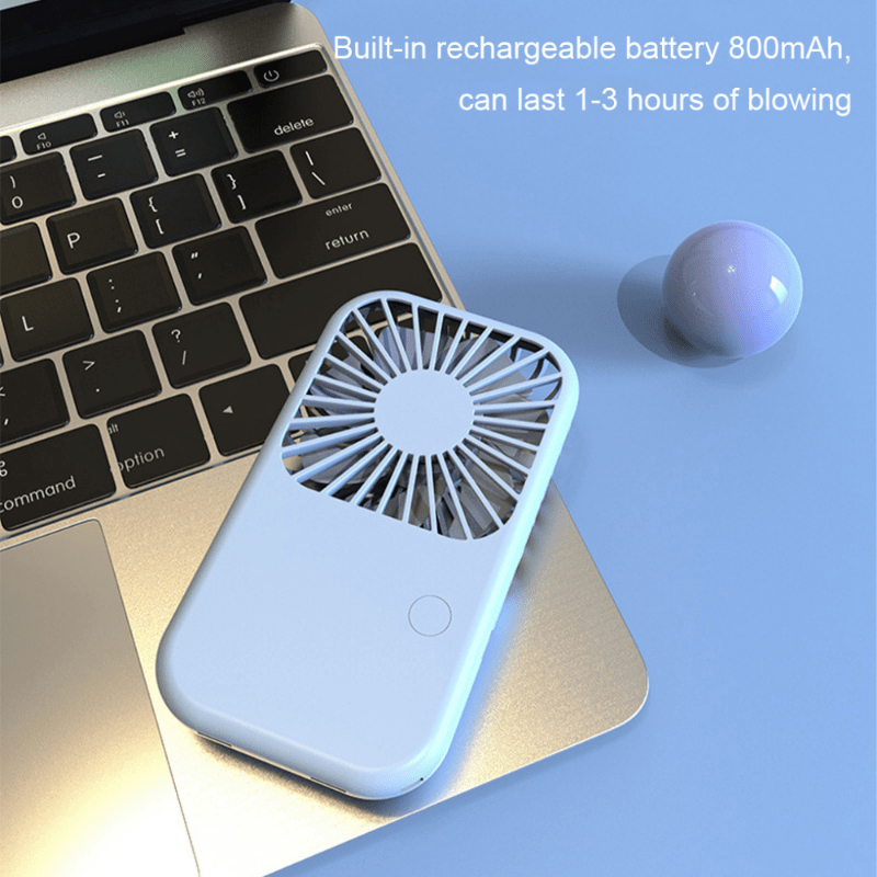 Ventilador portátil de mano Mini con batería operada y diseño
