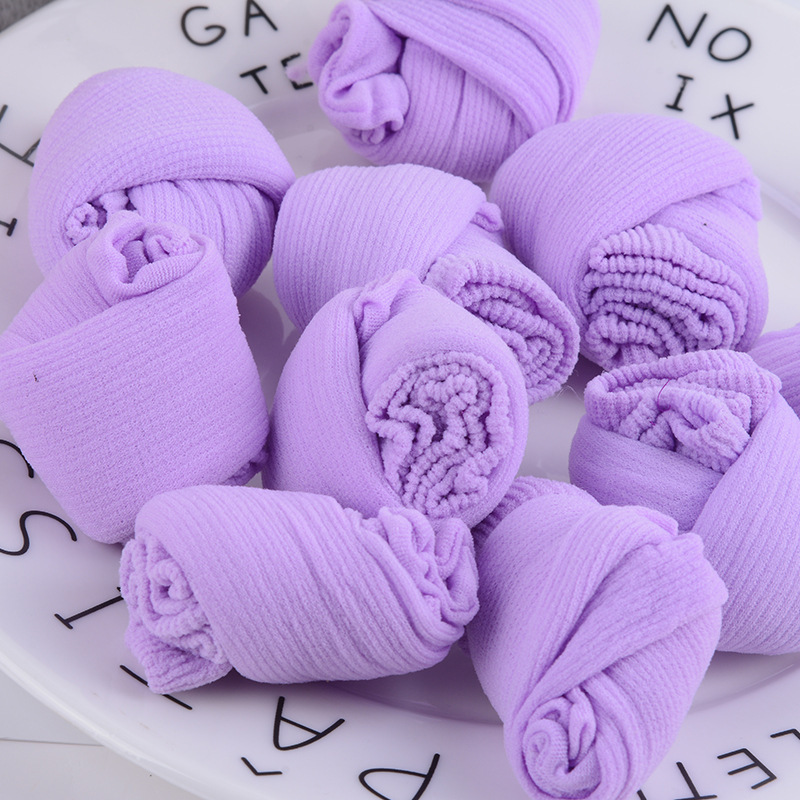 10 Pairs Girls Candy Colors Thin Socks for Spring & Summer