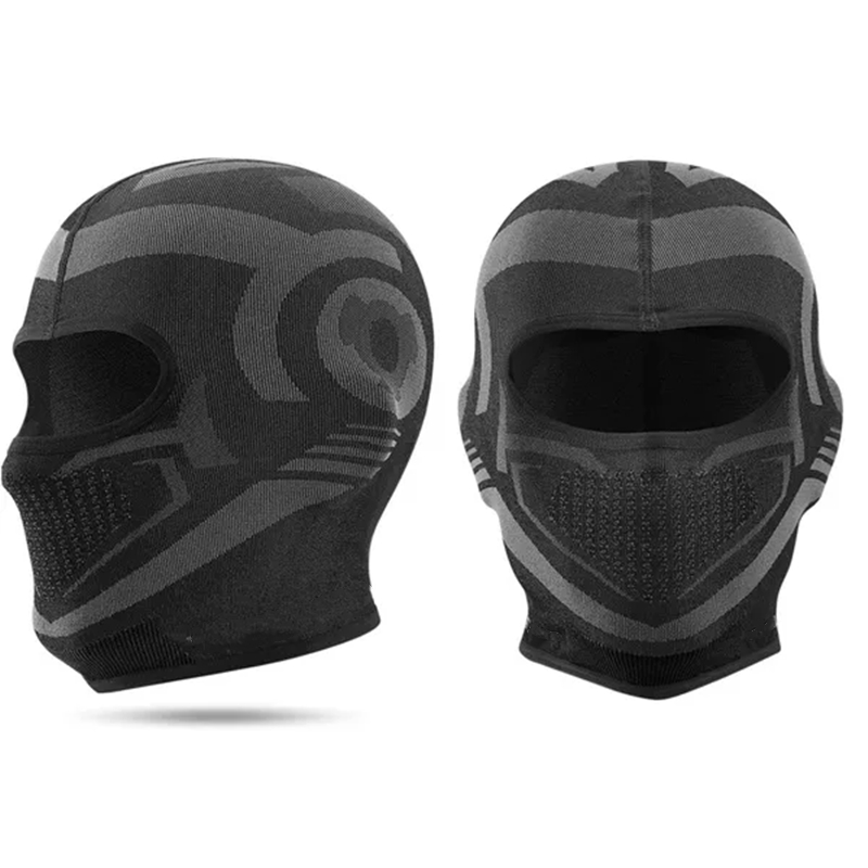 Masque de cagoule pour homme Anti-uv Sunshade Tactical Light Ski Moto  Running And Riding Mask (blanc)
