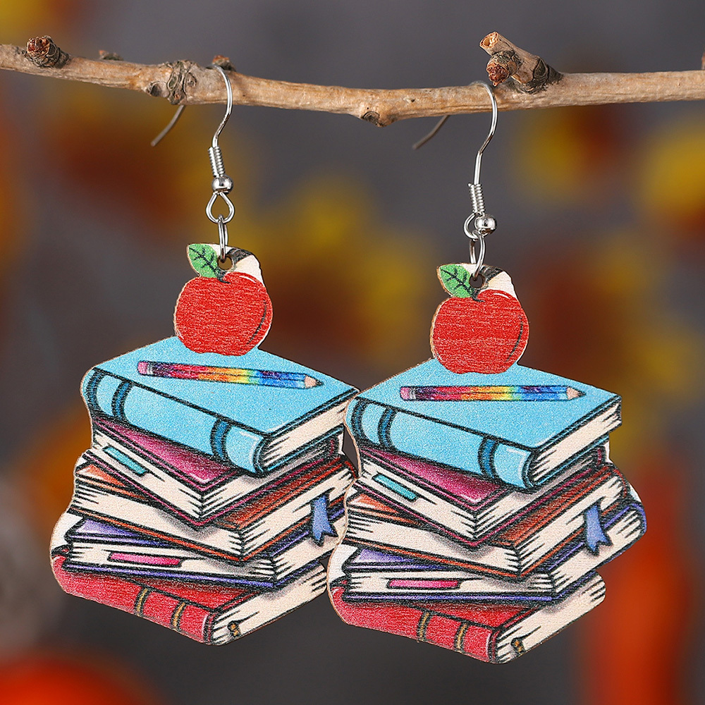 Book Earrings