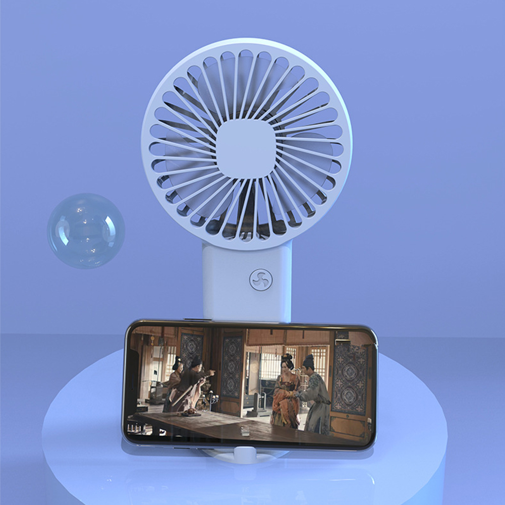 Portable Small Desktop Fan, USB Rechargeable Cooling Fan, Low Noise Eyelash Handheld Fan details 10