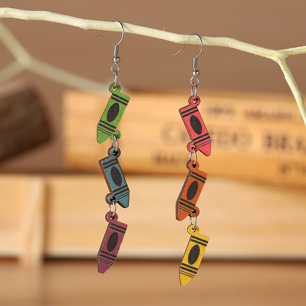 Crayons to Colorful Jewelry