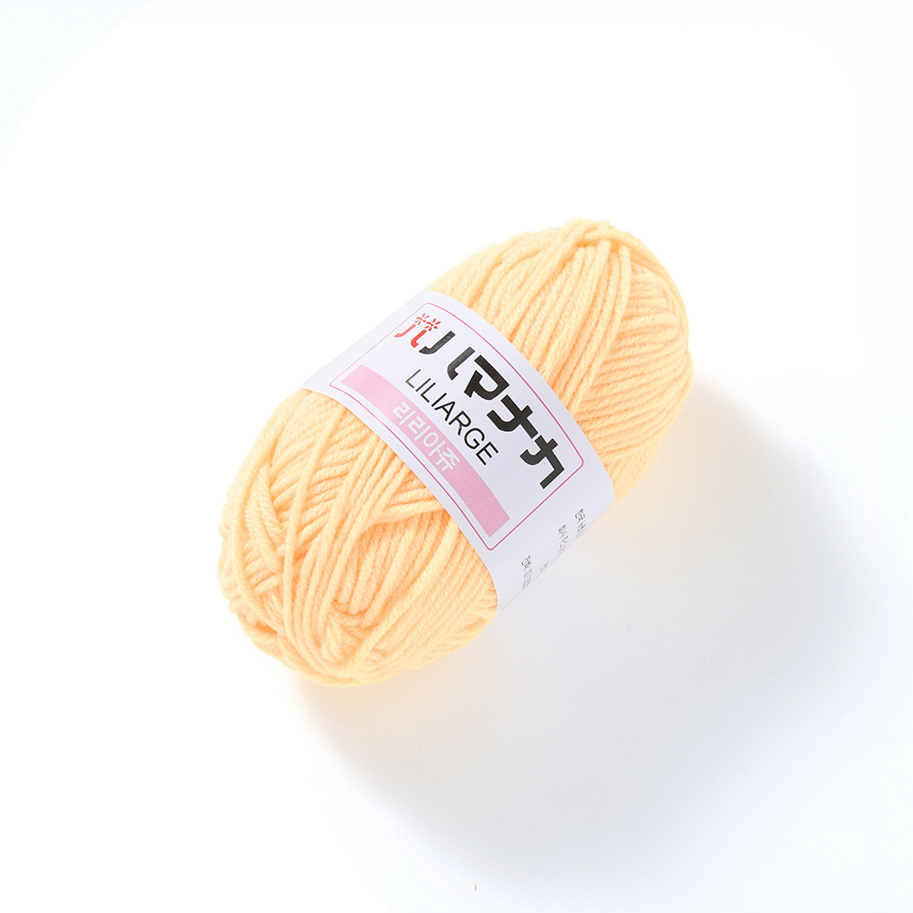 Soft Milk Crochet Cotton Knitting Yarn Baby Yarn Knitting Wool for