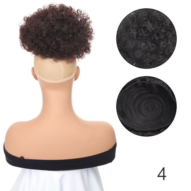 Afro Ponytail Drawstring Natural Black Short Afro Kinky Curly Pony Tail  Curly Hair Puff Ponytail Wrap Updo Hair Extensions For Women | High-quality  & Affordable | Temu