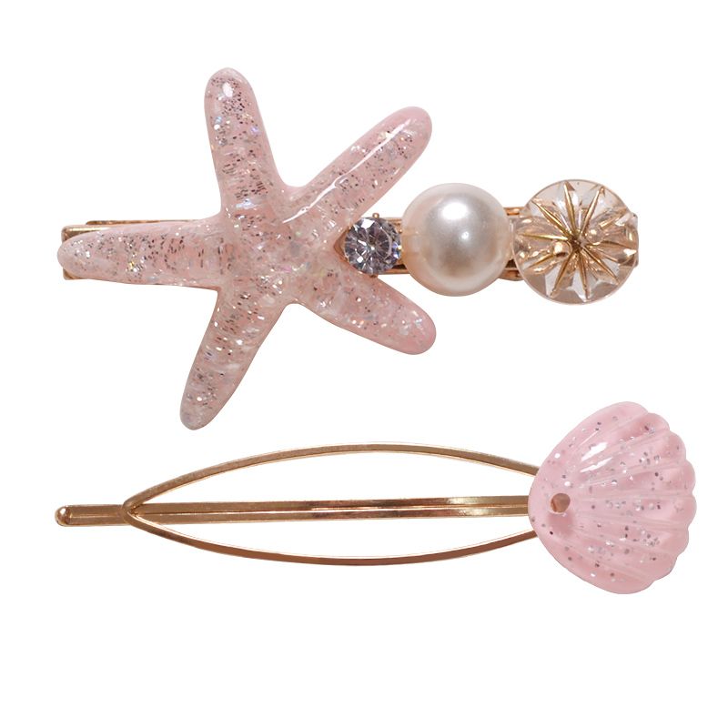 Ocean Hair Accessories Set Starfish Shell Acetate Rhinestone Hair Clip  Barrette Valentine's Day Gift Mother's Day Gift | Shop On Temu And Start  Saving | Temu
