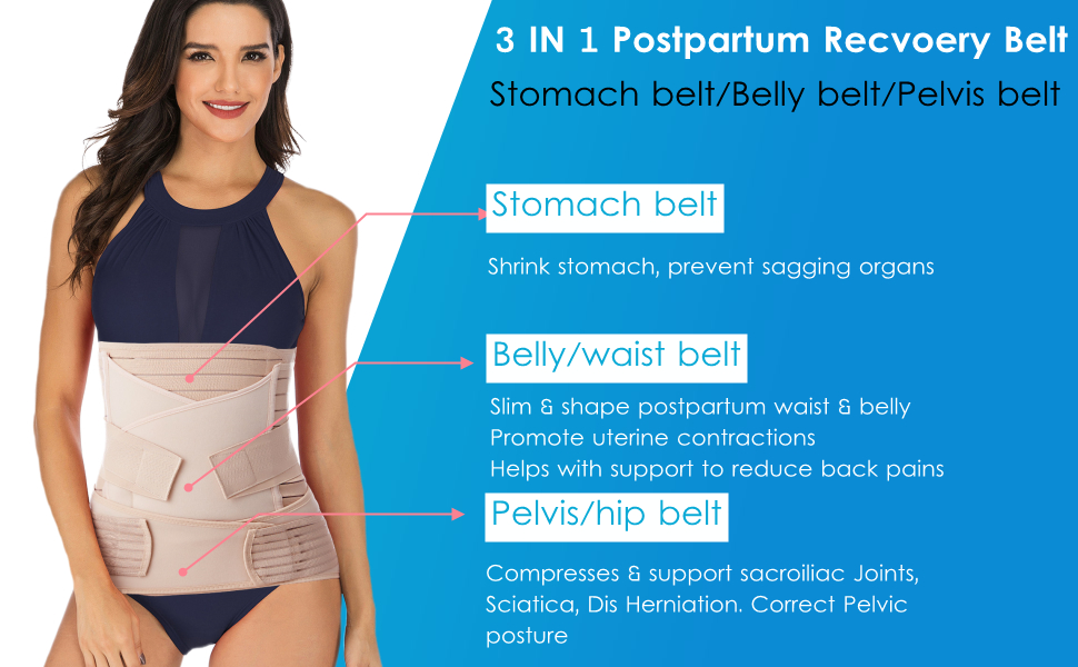 Women Slimming Full Bodysuit Shapewear Afterbirth Belly Bandage Intimates  Postpartum Panties Fajas Postparto Clothes