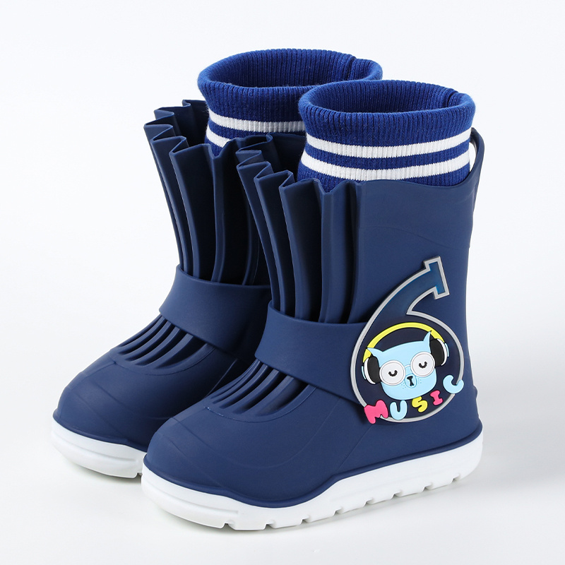 Boys Rain Boots Cartoon Print Waterproof Non Slip Rain Shoes For Toddlers  Kids Newborn Infant - Kid's Shoes - Temu France