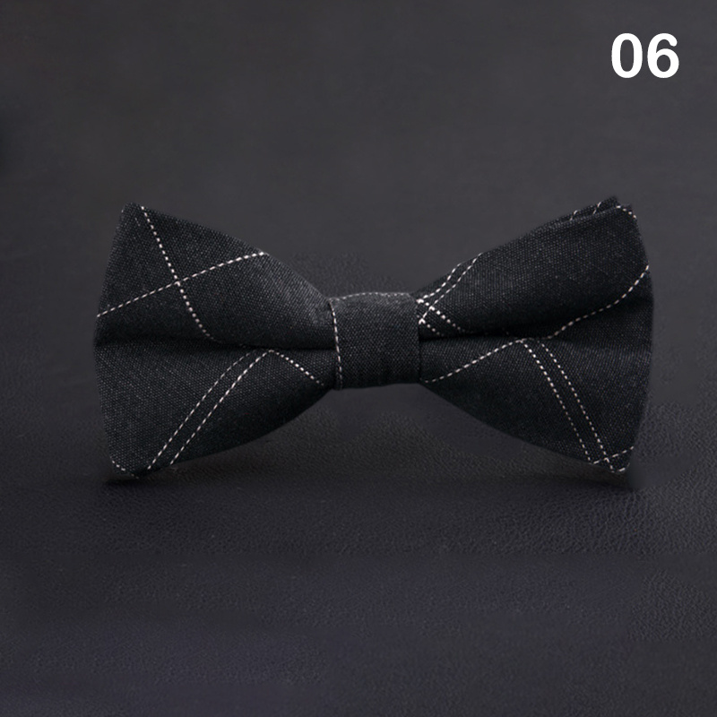 Striped Butterfly Bow Ties Cravat For Wedding Party