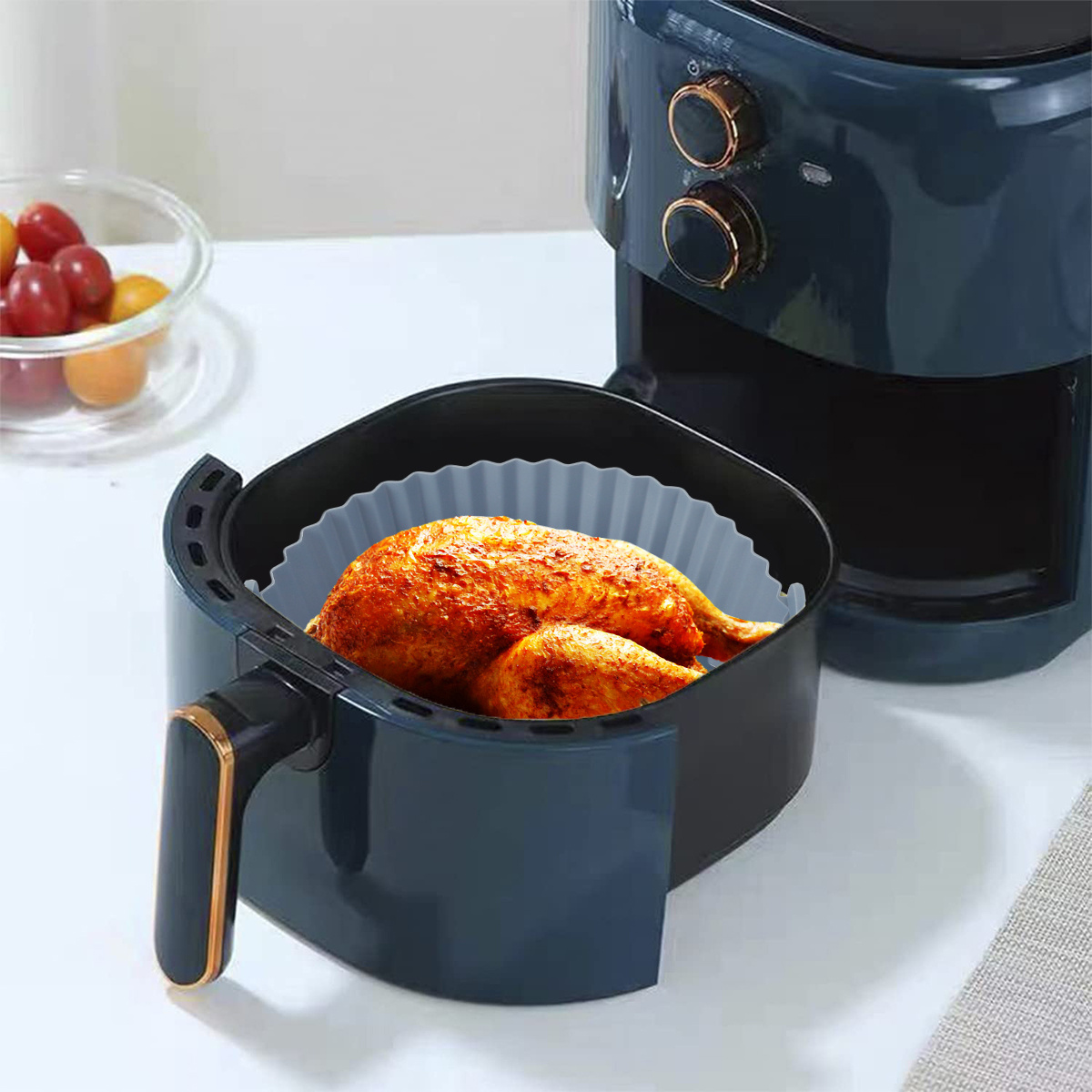 Pot en silicone pour friteuse Airfryer Réutilisable Air Fryer