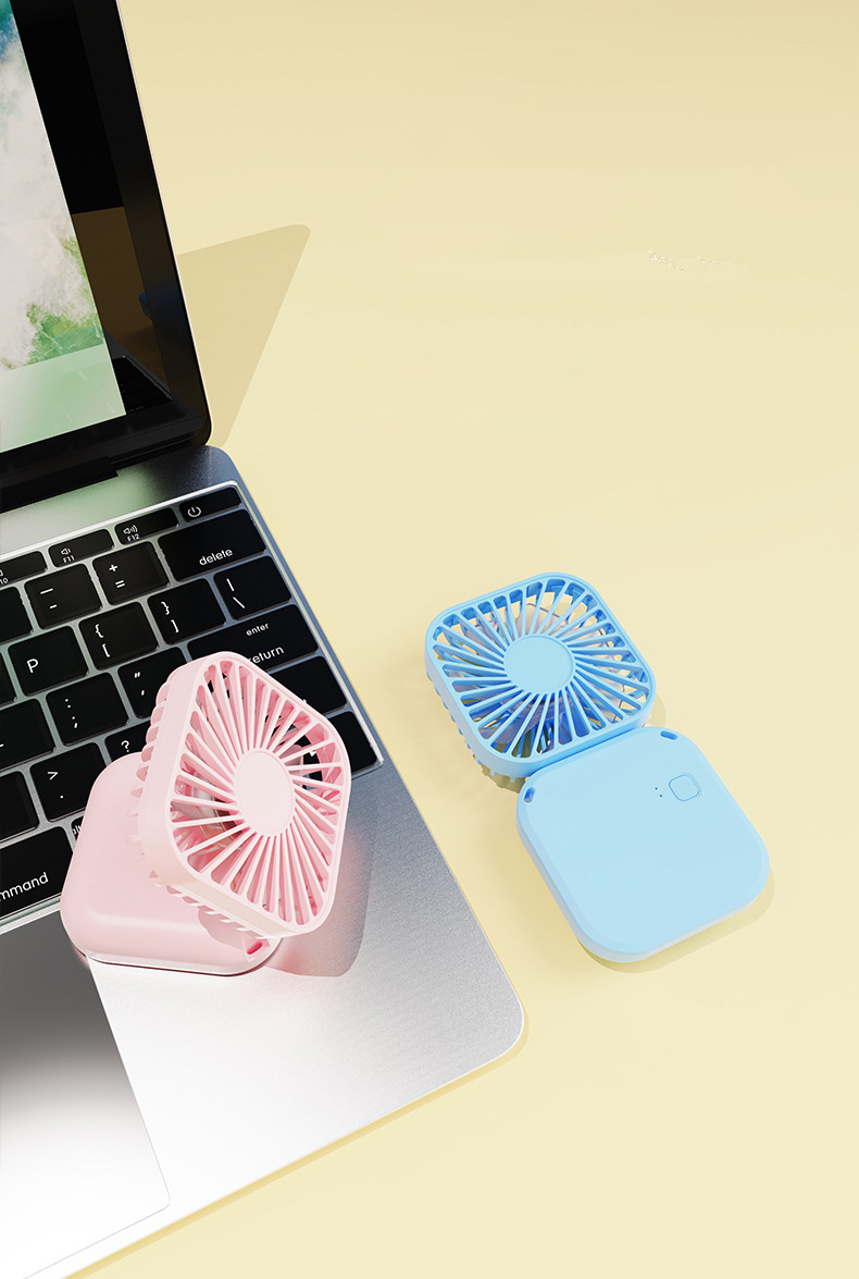 Mini Folding Hanging Neck Fan Foldable Hanging Neck Fan Mini Folding Personal Fan, 3 Speeds USB Charging For Travel Indoor And Outdoor details 5