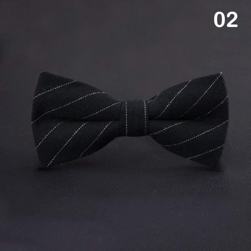 Striped Butterfly Bow Ties Cravat For Wedding Party
