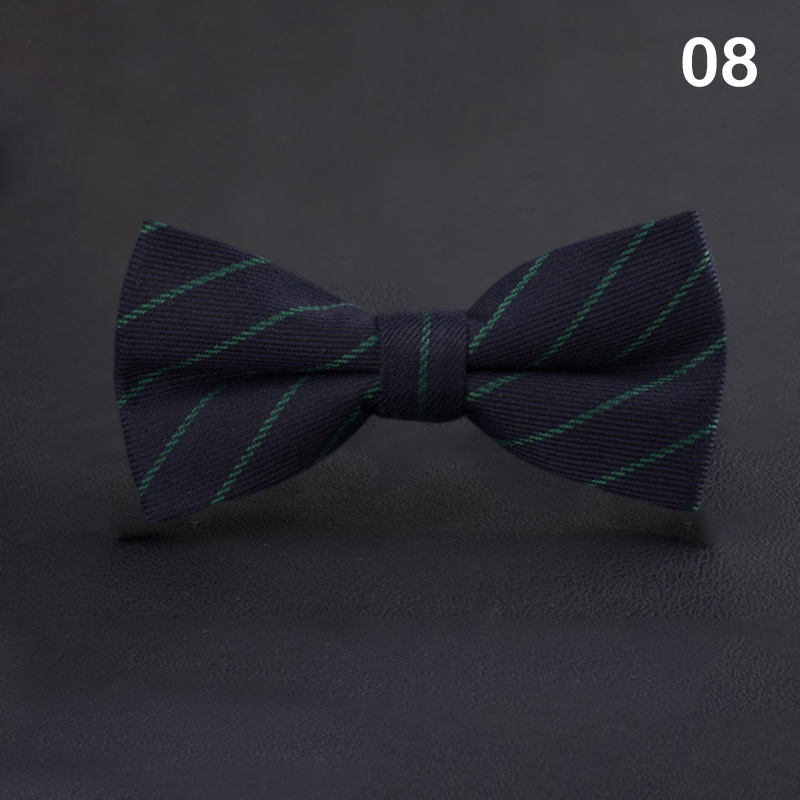 Striped Butterfly Bow Ties Cravat For Wedding Party
