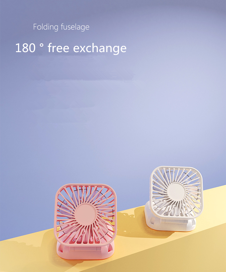 Mini Folding Hanging Neck Fan Foldable Hanging Neck Fan Mini Folding Personal Fan, 3 Speeds USB Charging For Travel Indoor And Outdoor details 3