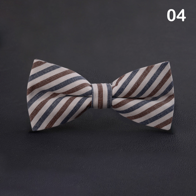 Striped Butterfly Bow Ties Cravat For Wedding Party