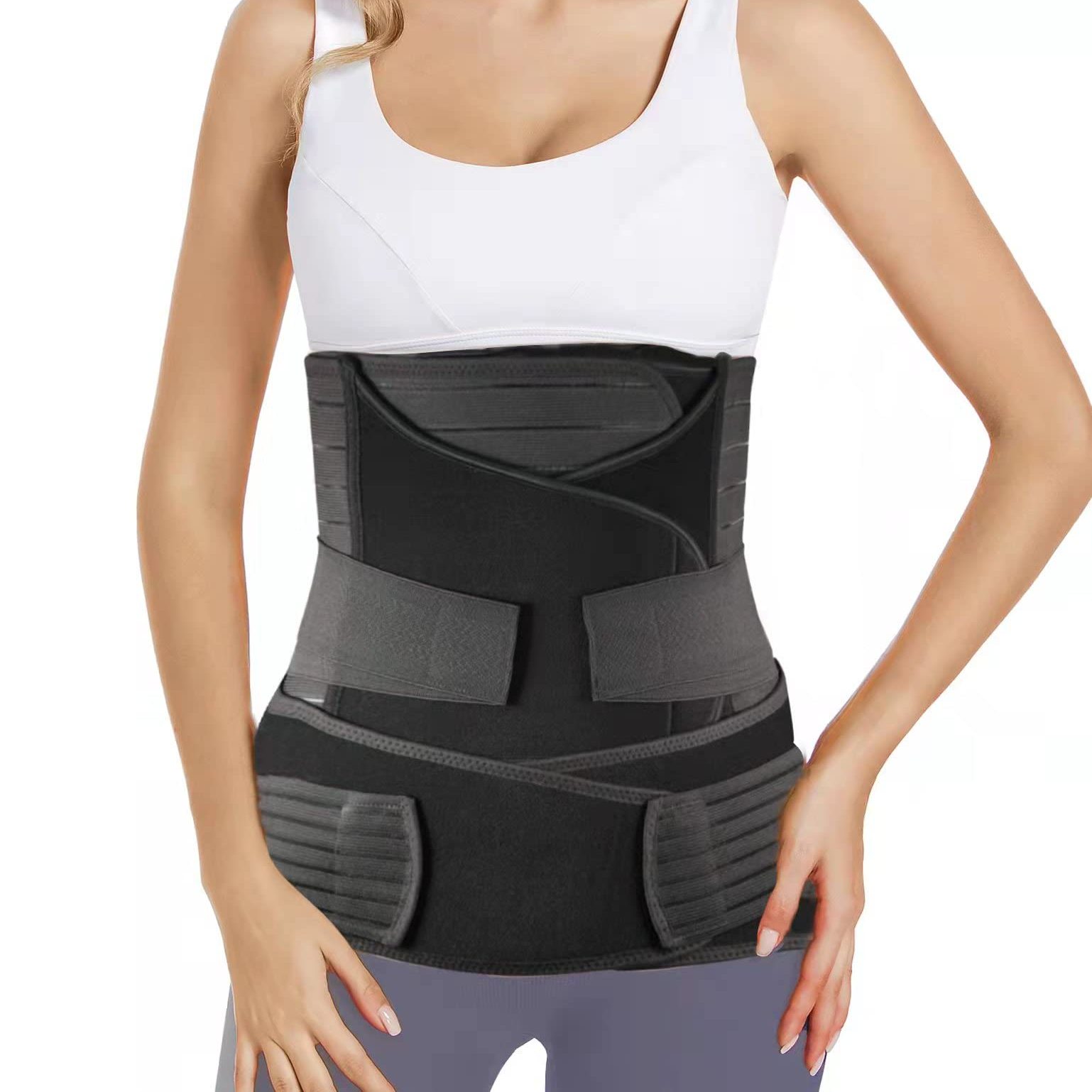 Postpartum Waist Trainer With Back Support And Belly Band