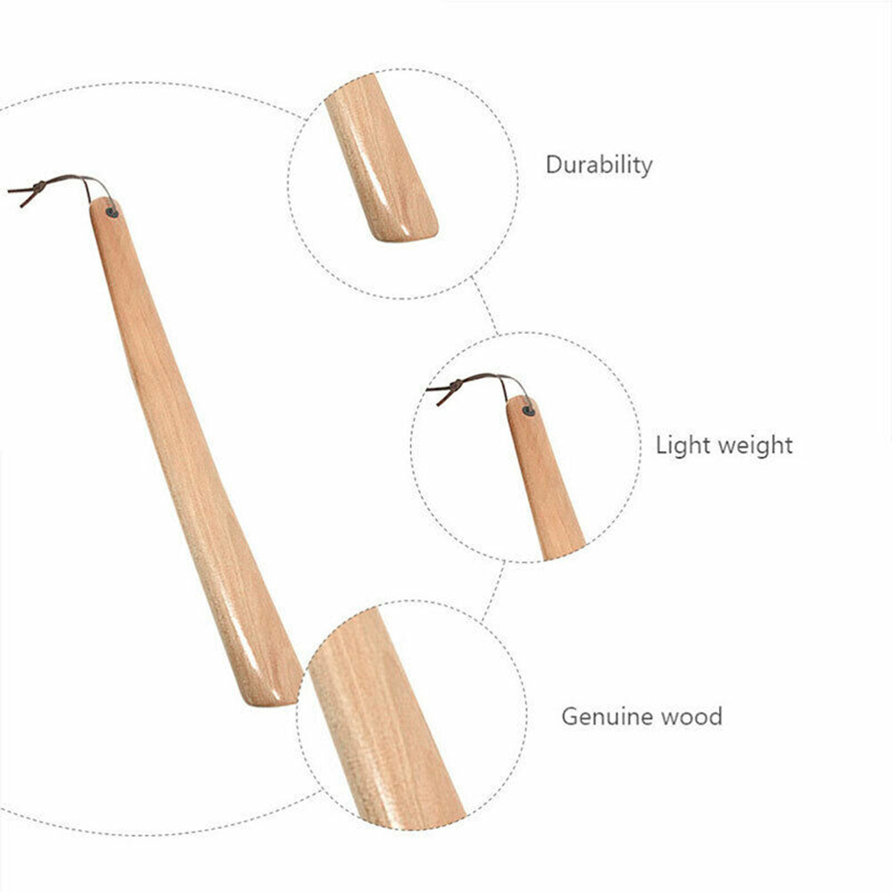 Craft Wooden Shoe Horn Dutch Wood Long Handle Shoehorn Temu