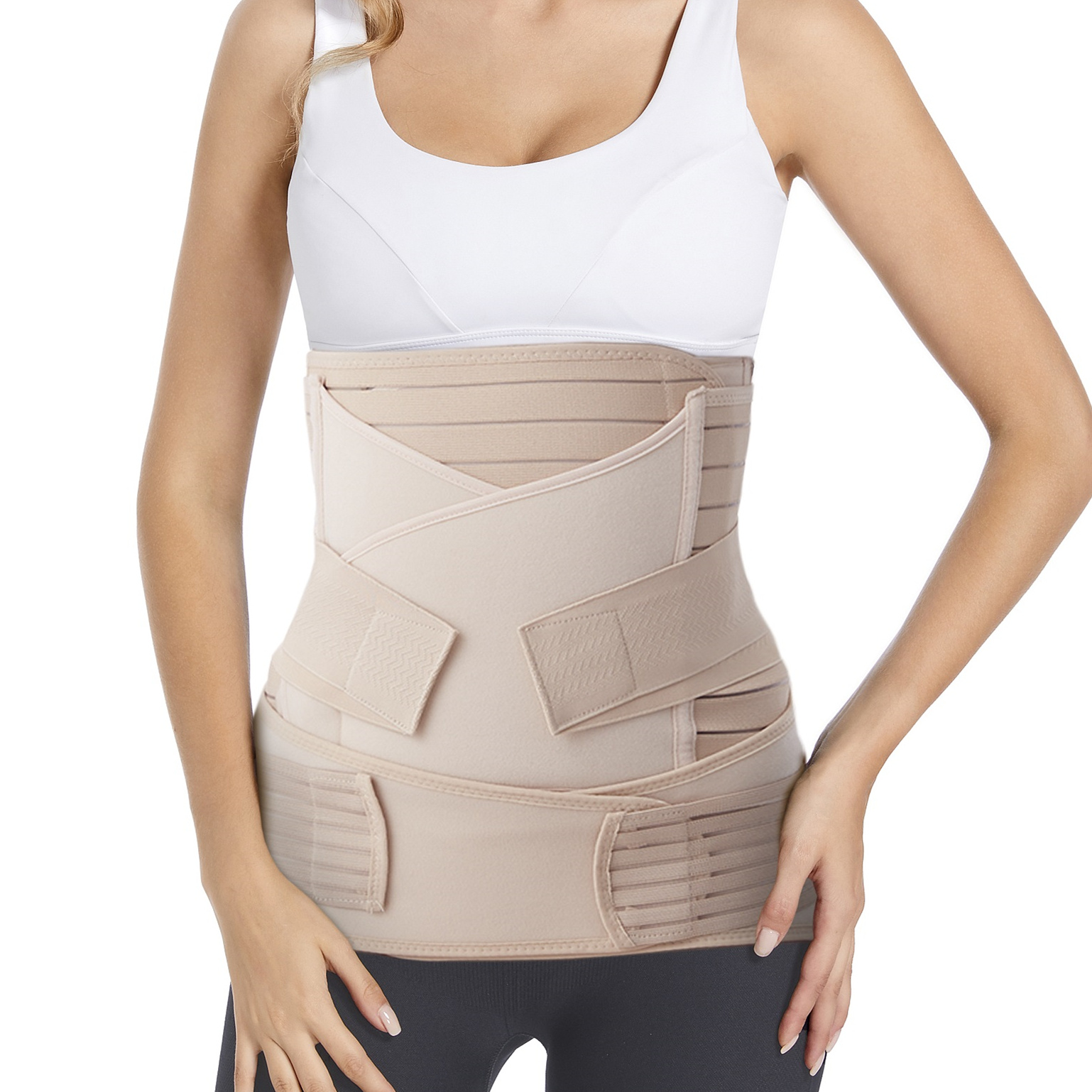 3 in 1 Postpartum Belly Support Recovery Wrap Waist/Pelvis Belt Shapewear :  : Clothing, Shoes & Accessories